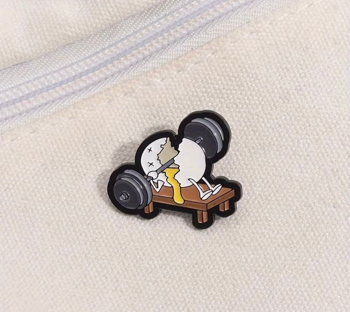 Fitness egg badge