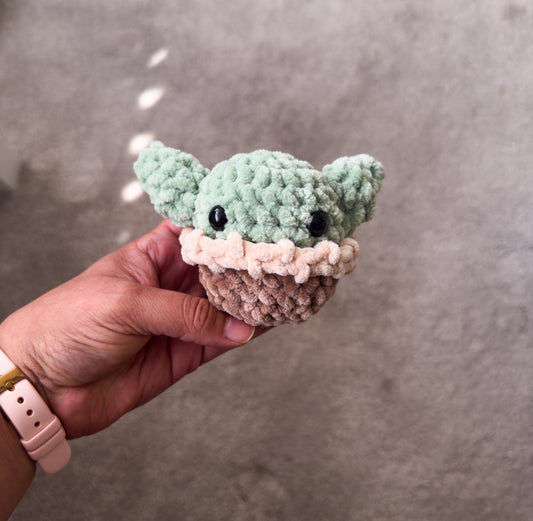 Small Baby Alien Charm
