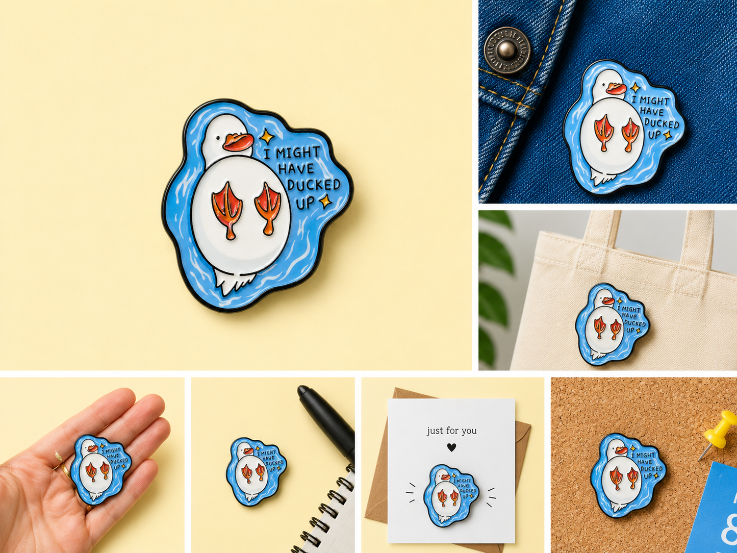 I have ducked up badge
