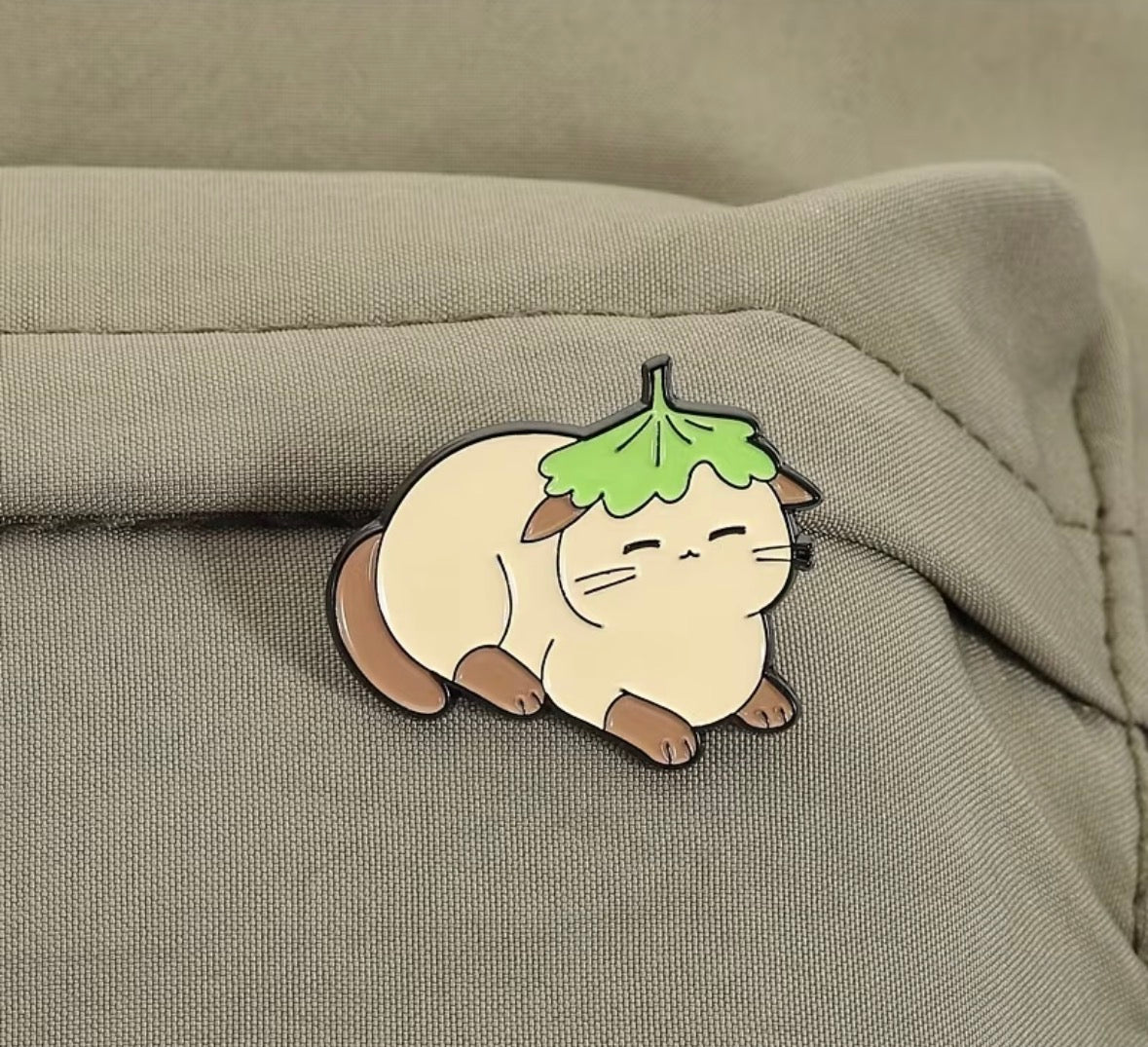 Cute frog, duckling, cat badge