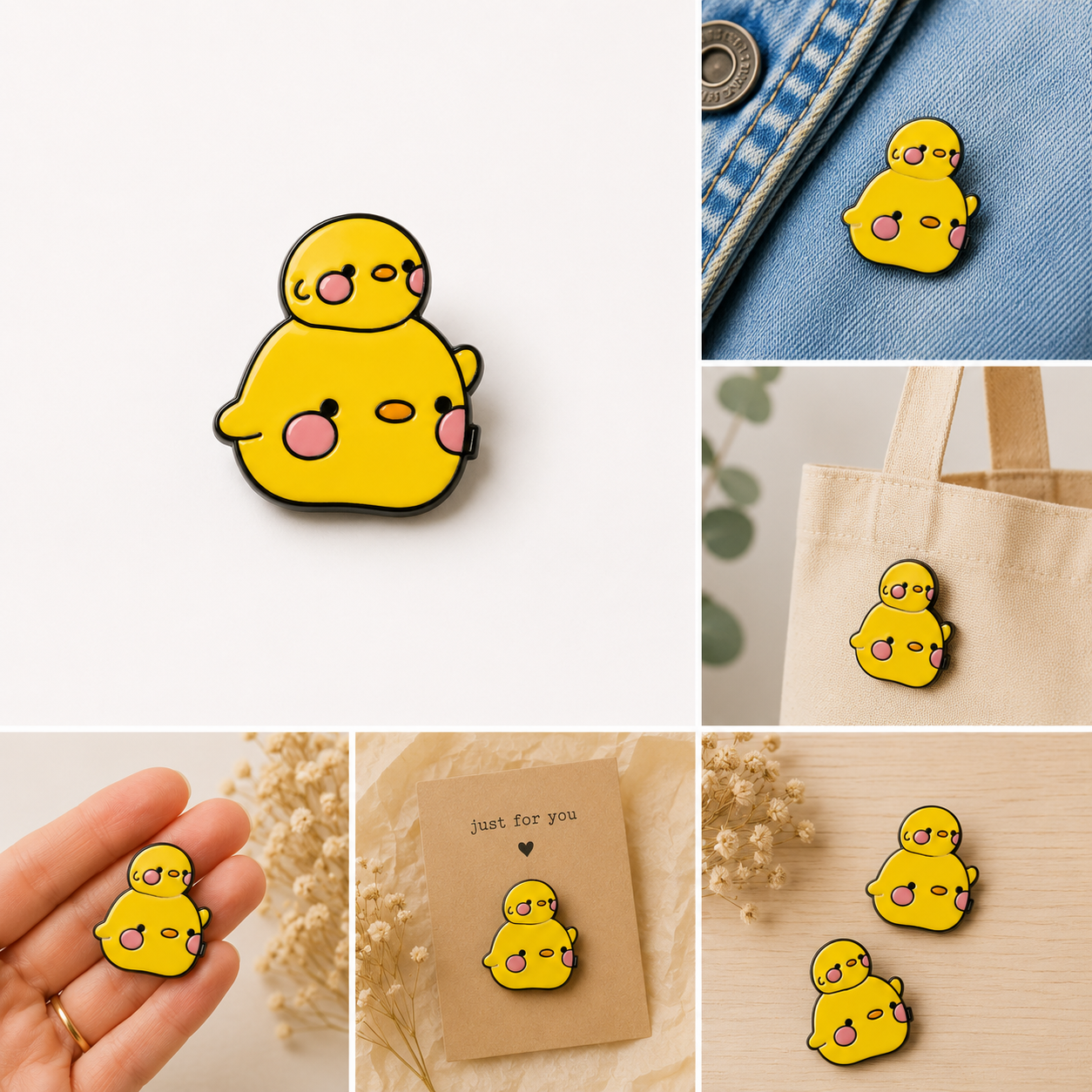 Cute little Chicken badge