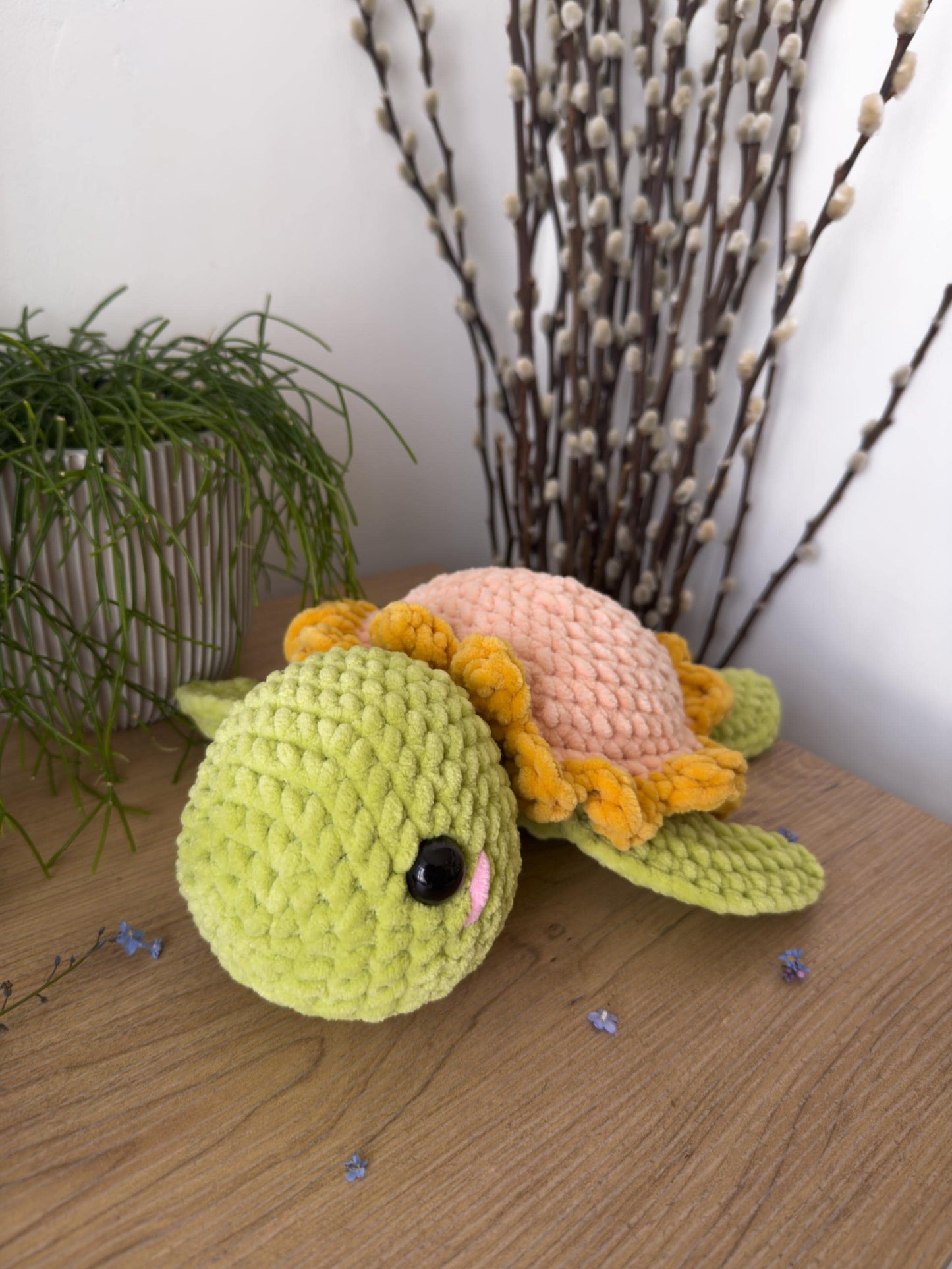 Large Sunflower Turtle Plushie