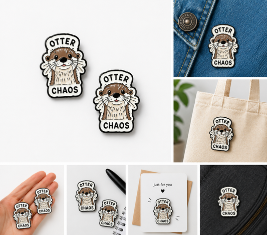 Otter chaos badge