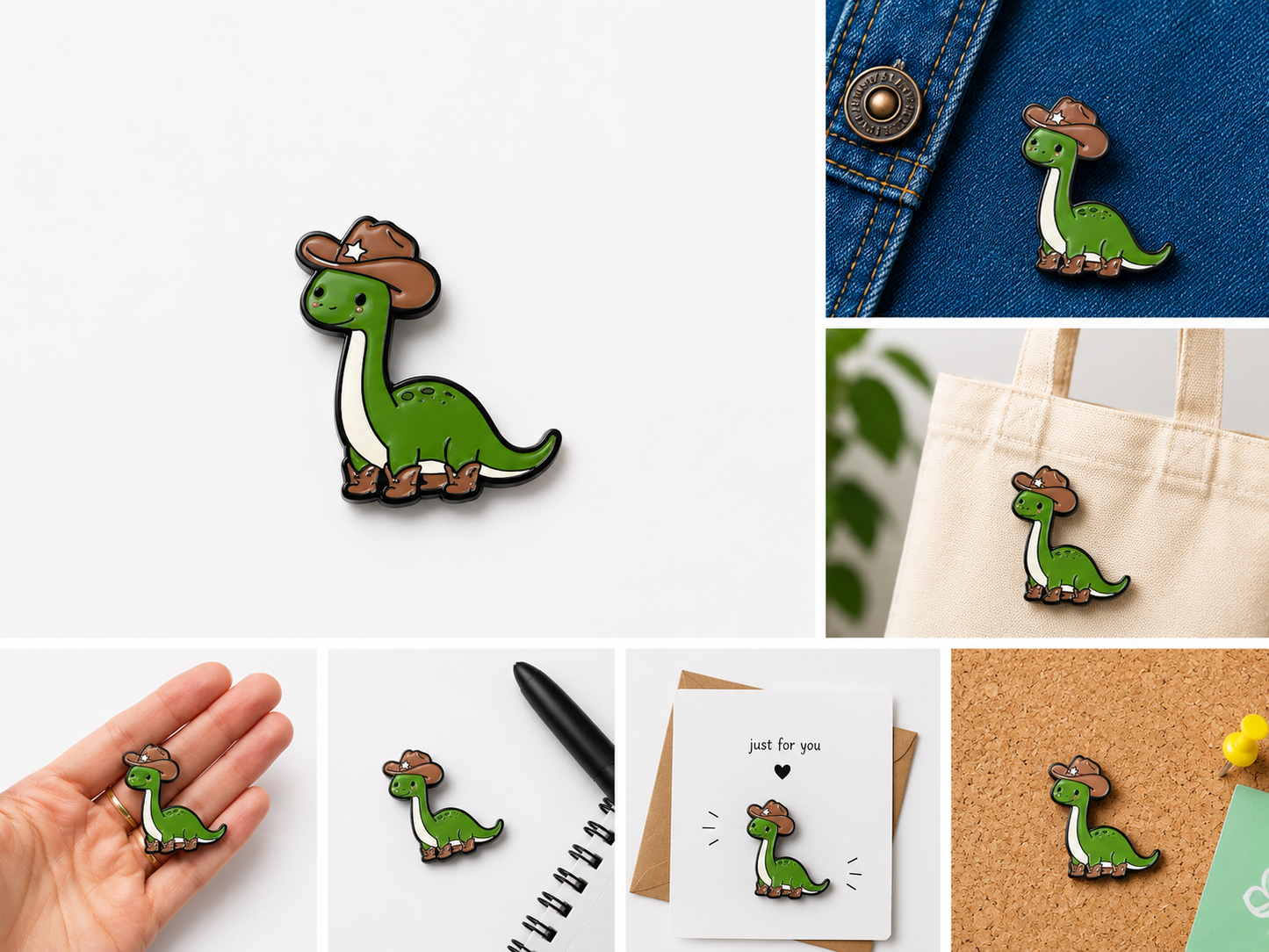 Western Dinosaur badge