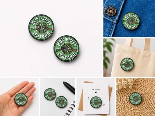 But first matcha badge