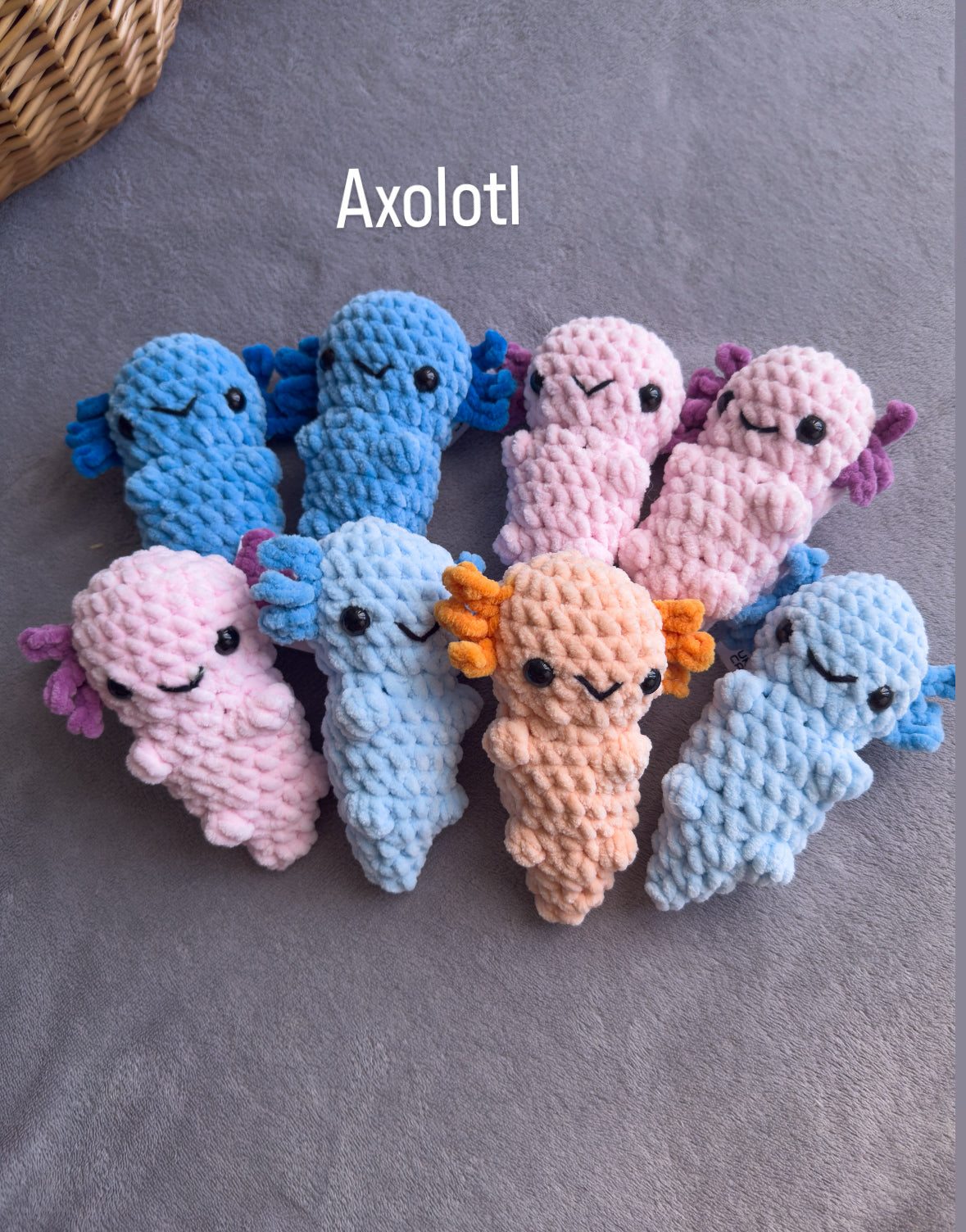 Baby Axolotl Plushie
